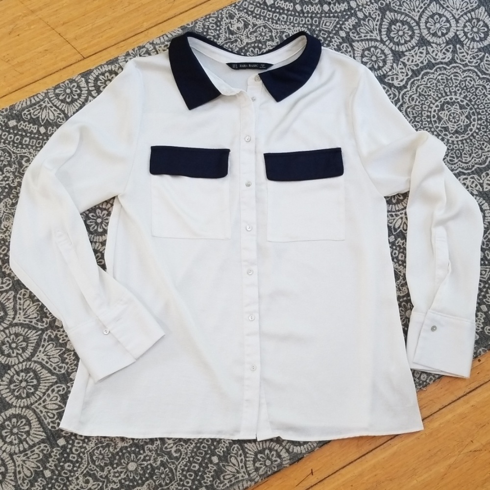 Zara Basic, Beautiful Blouse - Picture 2 of 3